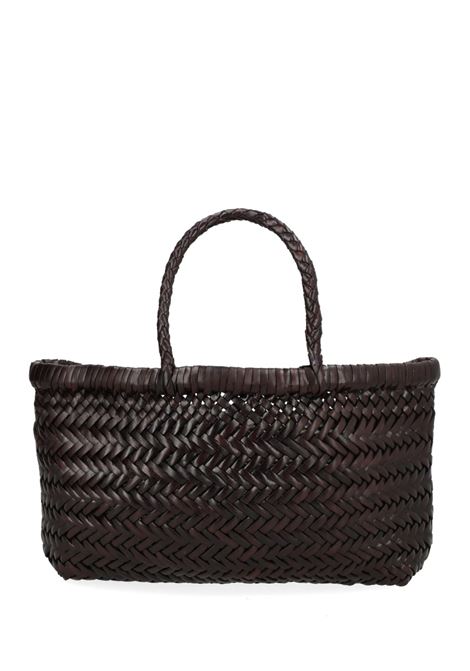 borsa gora mini flat donna marrone scuro DRAGON DIFFUSION | DGS68809DK BROWN